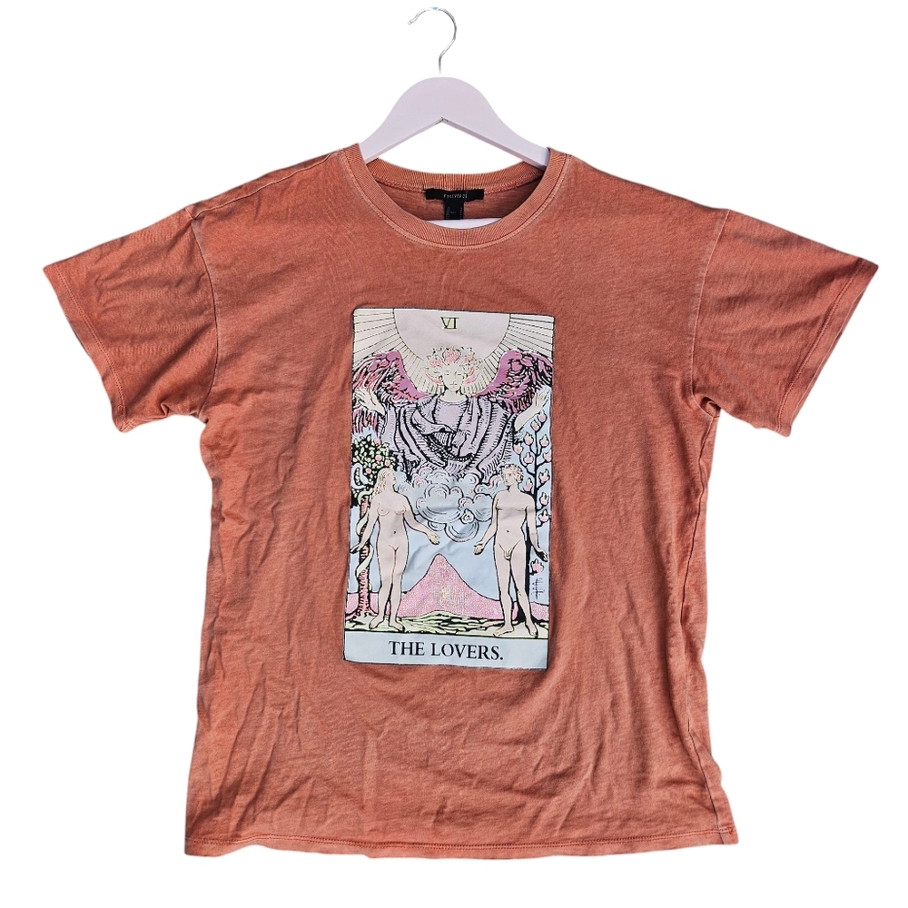 Womens S The Lovers Tarot Card T-shirt